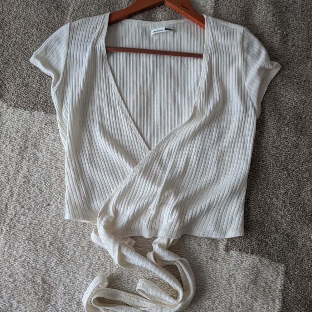 Reformation Wrap Top